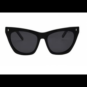 I-SEA Black Acetate/Smoke Lexi Sunglasses